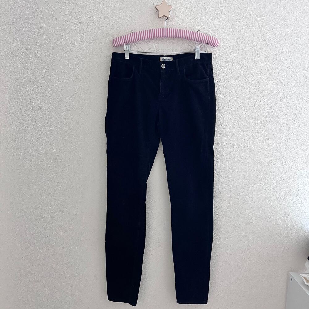 Madewell Black Corduroy Skinny Jean Pants Women’s Size 27